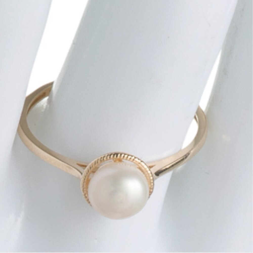 PEARL D'OR 14kt Gold Fancy Pearl Ring - Picture 3 of 3
